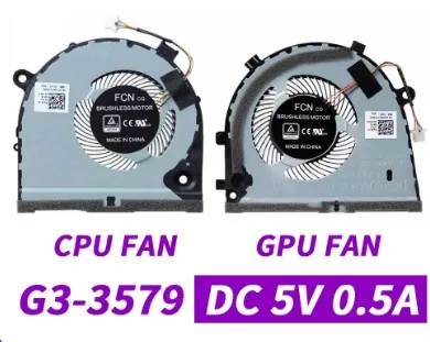Brand New Original Cooling Fan for Dell G3 G3-3579, Part Number: 0TJHF2 0GWMFV