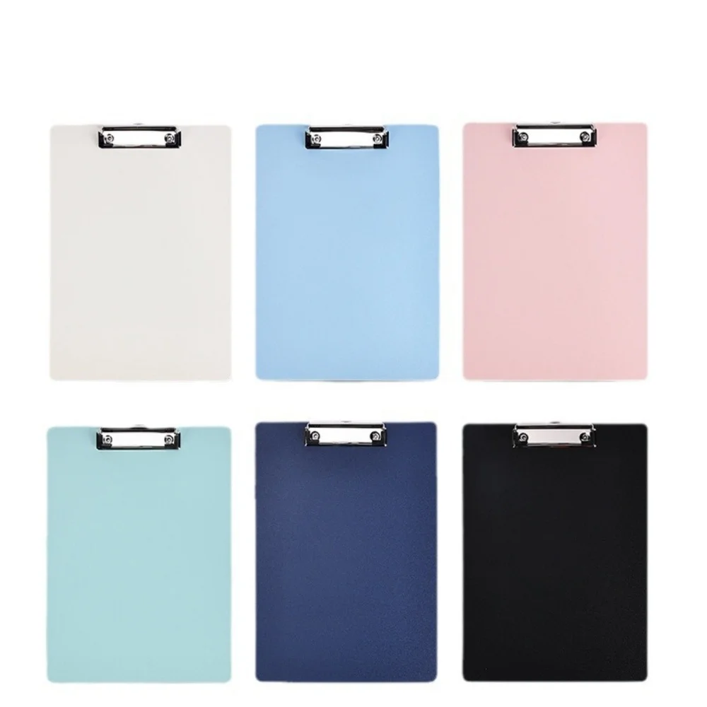 A4 File Folder Clipboard Writing Pad Memo Clip Board Clips Test Paper Storage Organizer School Supplies Office Stationary