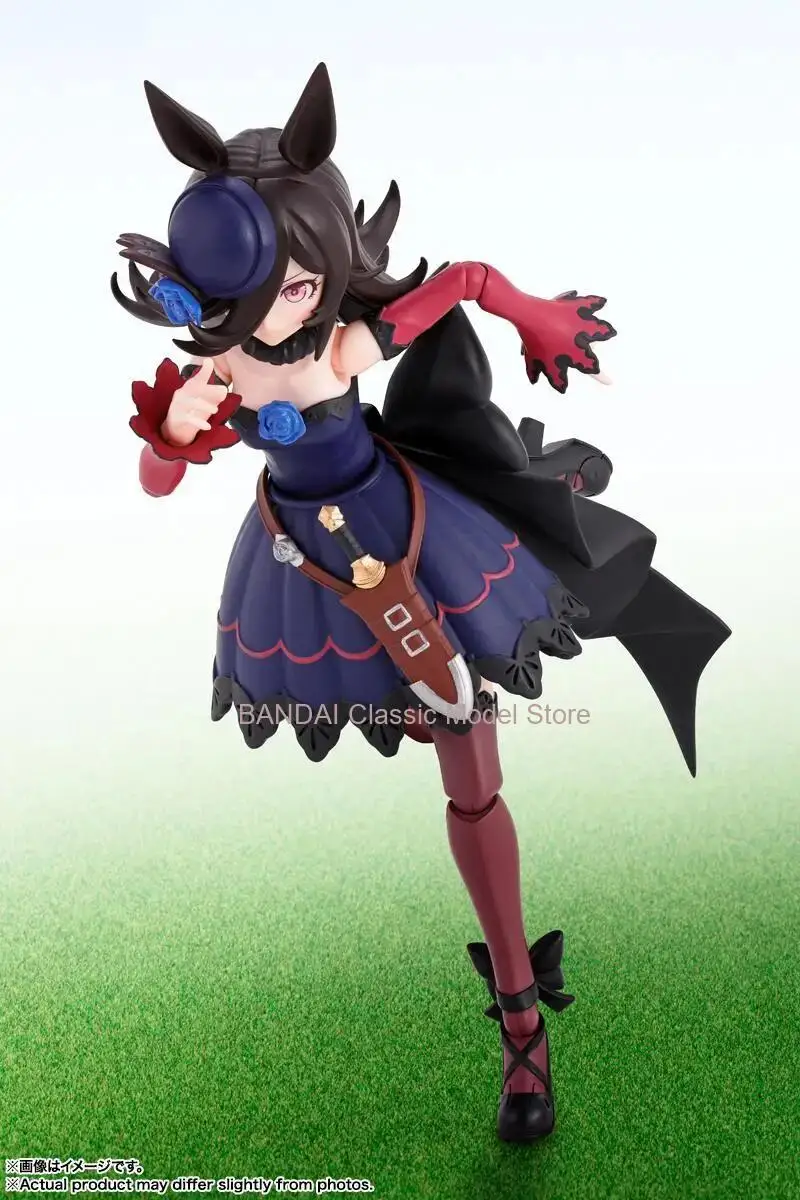 BANDAI SHFiguarts Umamusume Pretty Derby 3° anniversario Doccia di riso Action Figure Modello di assemblaggio Giocattoli Ornamenti da collezione