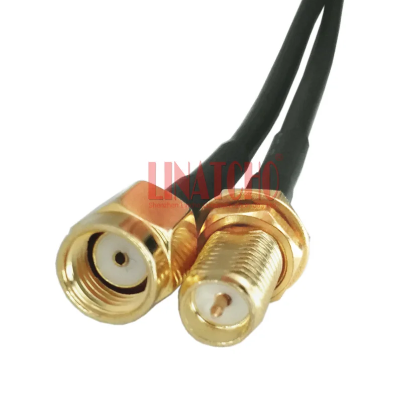 3M محوري RG174 كابل قافز RP SMA أنثى إلى RP SMA ذكر واي فاي هوائي موصل تمديد كابل #6