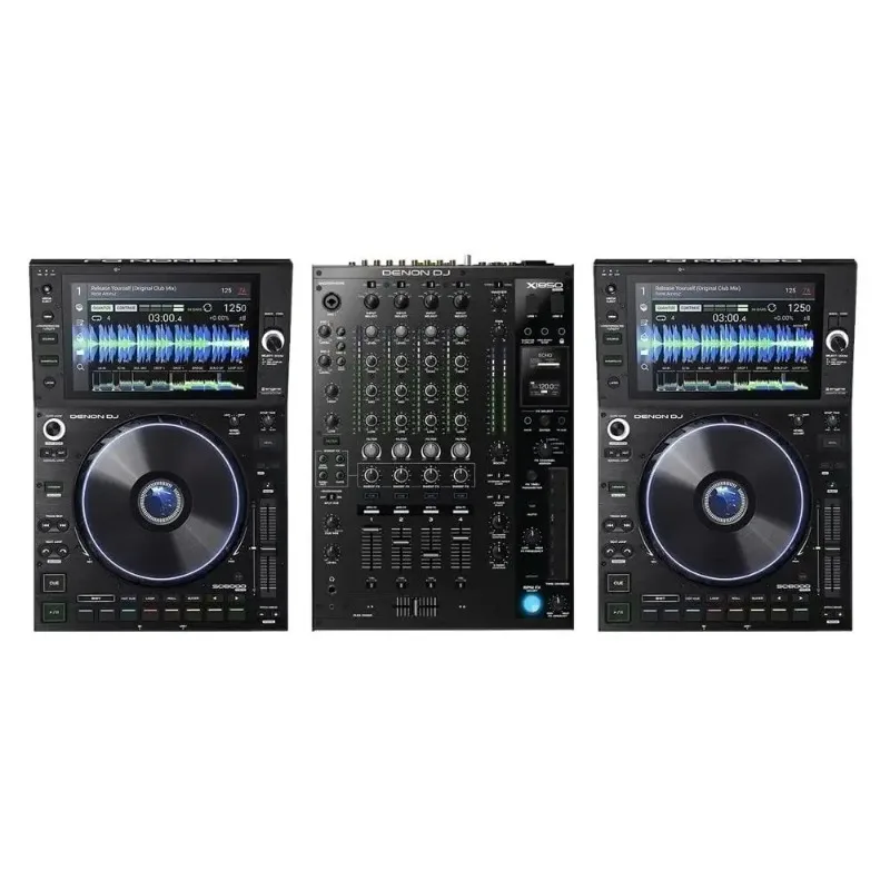 

High Quality Sales On DJ SC6000 Players + Denon DJ X1850 Mixer and Covers Bundle new/