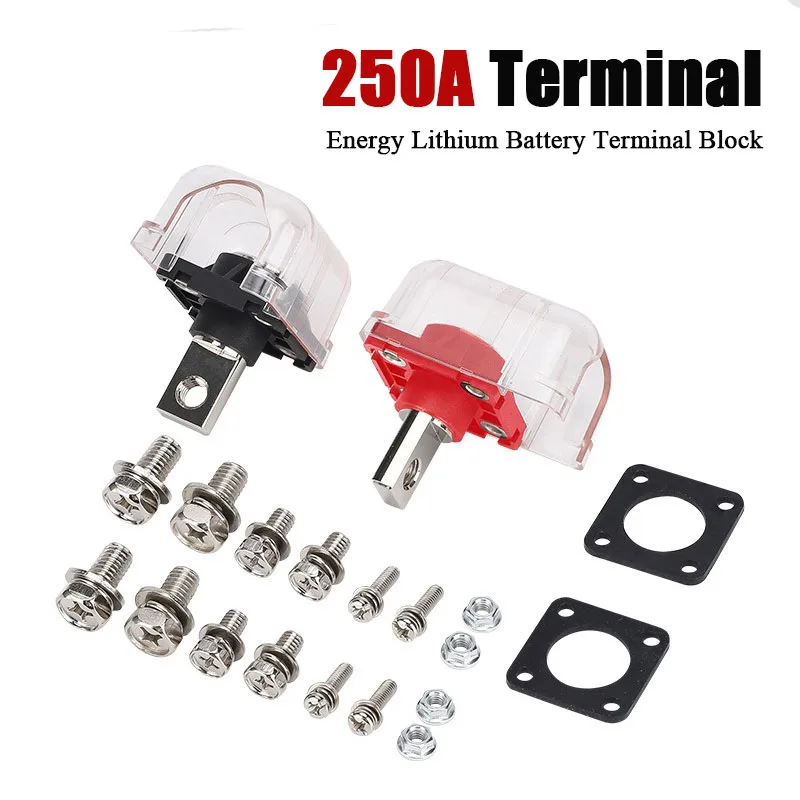 

250A Energy Storage Terminal Block Industrial Grade New Energy Lithium Battery Terminals Hight Current Through Wall Connector