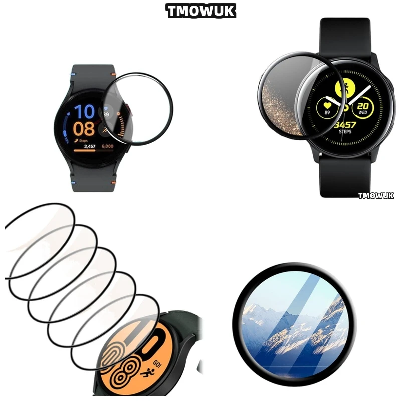 

3D Curved Soft Full Cover Protective Film For Samsung Galaxy Watch 4 5 6 7 Ultra FE PRO 47 44 43mm 40mm