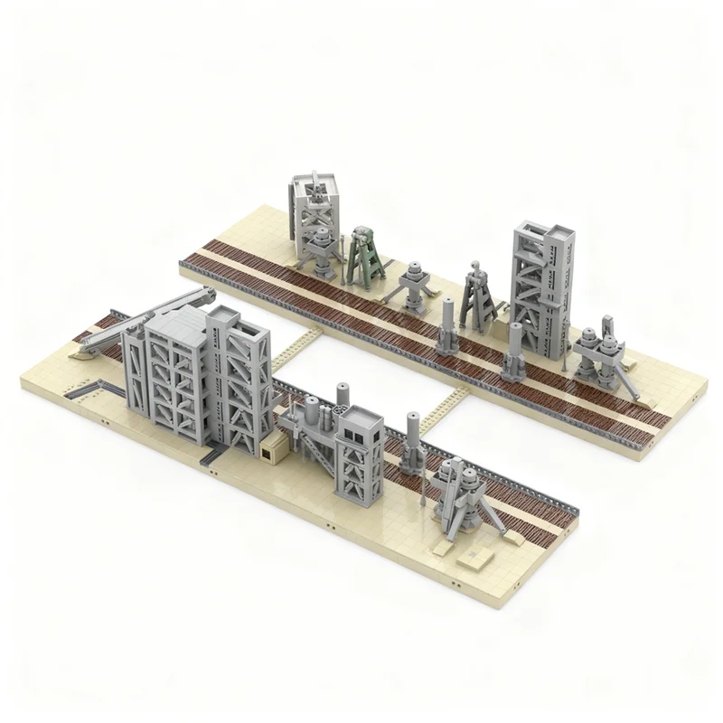 5552pcs MOC Launch Complex 39 Small Version Model Toys Building Blocks Architecture Christmas Gift Idea DIY Creative Birthday