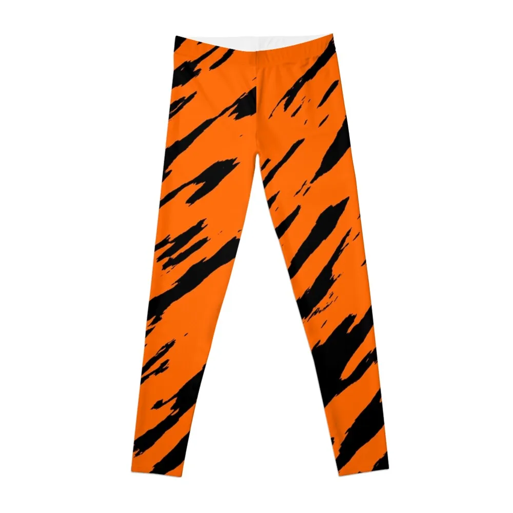 

Tiger Print Bengal, Orange Black Animal Pattern Leggings women's legging gym pants leggings for gym Sweatpants