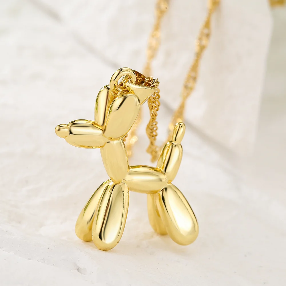 Cute Animal Pendant Necklaces For Women Girls,Delicate Cubic Zirconia Accessories, Stainless Steel Chain Party Daily Jewelry