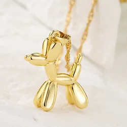 Cute Animal Pendant Necklaces For Women Girls,Delicate Cubic Zirconia Accessories, Stainless Steel Chain Party Daily Jewelry