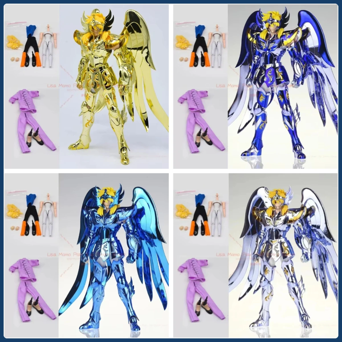 En Stock JM MST Saint Seiya tela mítica EXM/EX Hyoga Cygnus V4 con ropa Casual Caballero del Zodíaco muñeca de acción juguetes regalo de vacaciones