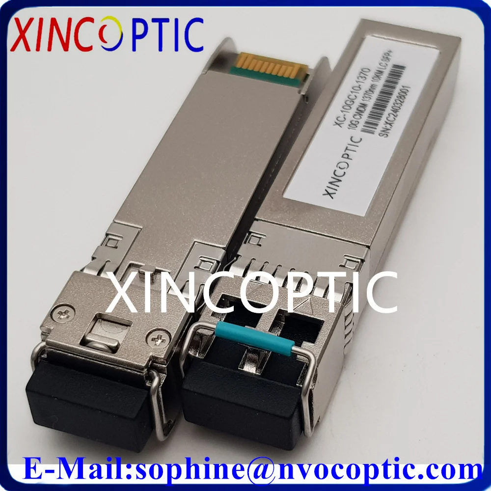 Imagem -02 - Módulo do Transceptor de Sfp Mais Pcs 10g 10km 1370nm Sfp Mais 10gbps 10km 13501450nm Dpb Plc sc Smf Fibra