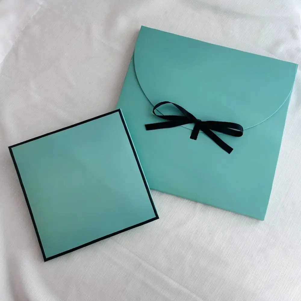 Decorative Paper Gift Box For Silk Scarf Towel Pajamas Underwear Storage Envelope Packaging Elegant Present Holder Party Supply