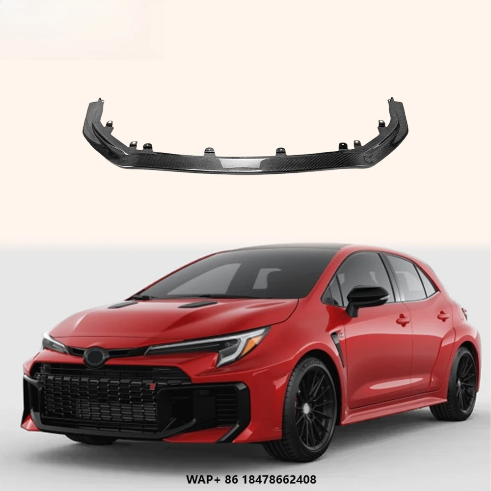 

For 23-25 GR Corolla 5Dr Carbon Fiber M Type Front Hood Bumper Lip