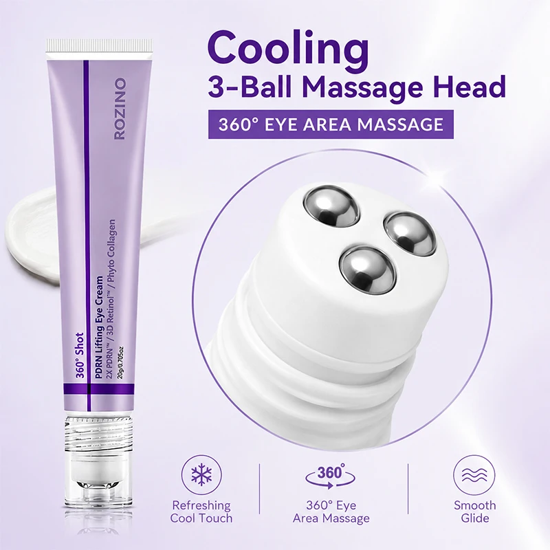 1Pcs/2Pcs/3Pcs Pdrn 360 ° Care-Enhancing Eye Cream, Moisturizes and Smooths the Skin under the Eyes, Daily Eye Care Product, Korean Skincare Product, Suitable for Dry Skin, Enhances Beauty, Unisex.