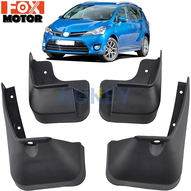 For Toyota Verso 2009-2018 Set Car Mud Flaps Mudflaps Splash Guards Mud Flap Mudguards Fender 2010 2011 2012 2013 2014 2015