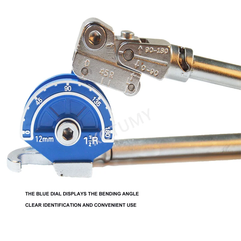 Imagem -02 - Pequena Máquina de Dobra Manual Tubulação e Tubo Bender Aço Inoxidável Adequado Cobre Alumínio Tub 0180 ° 822 mm