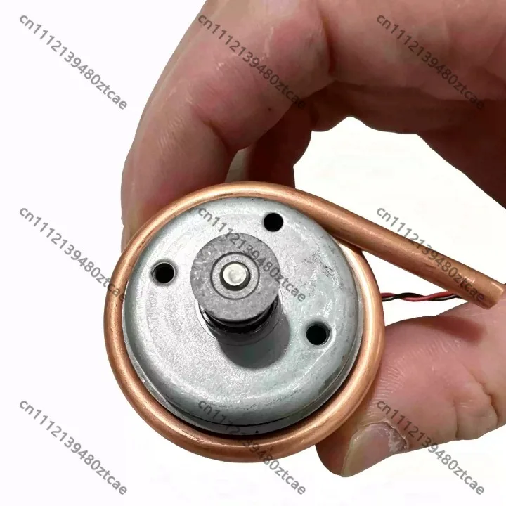 8058 Motor Copper Water‑Cooled Jacket Sleeve 32.5mm Diameter Cooling Heat‑Sink For Printer DIY RC Fishing Boat Pump