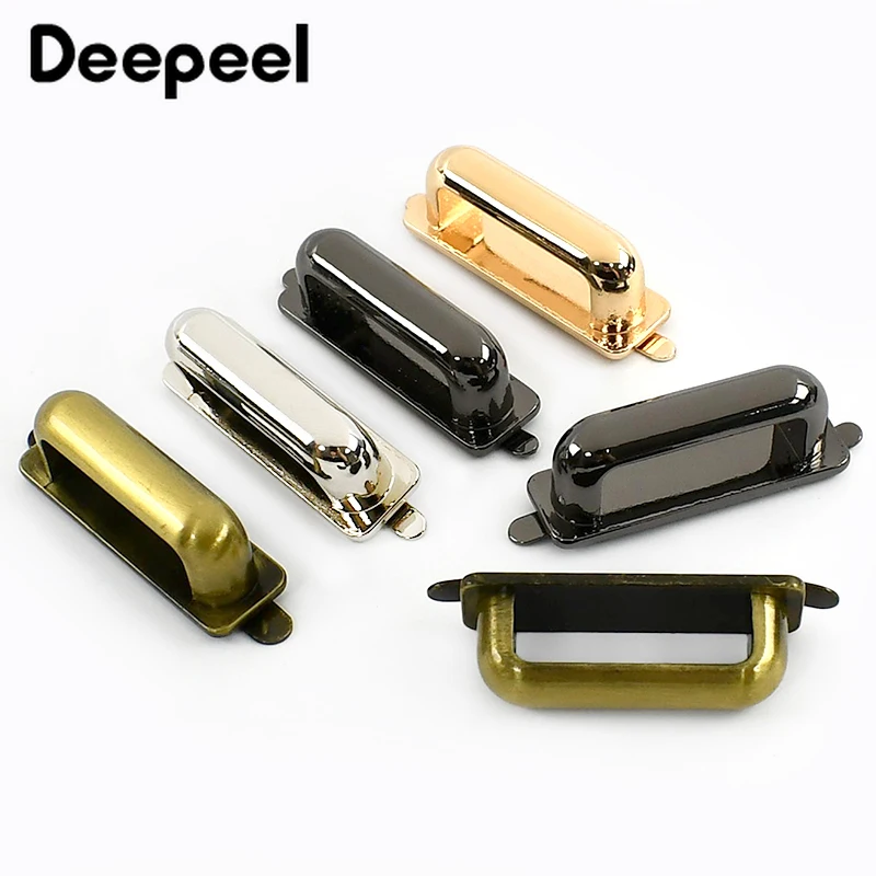 

4/10Pcs D Ring Bag Side Clip Buckle Metal Arch Bridge Buckles for Strap Handbag Chain Handle Connector Hardware Accessory