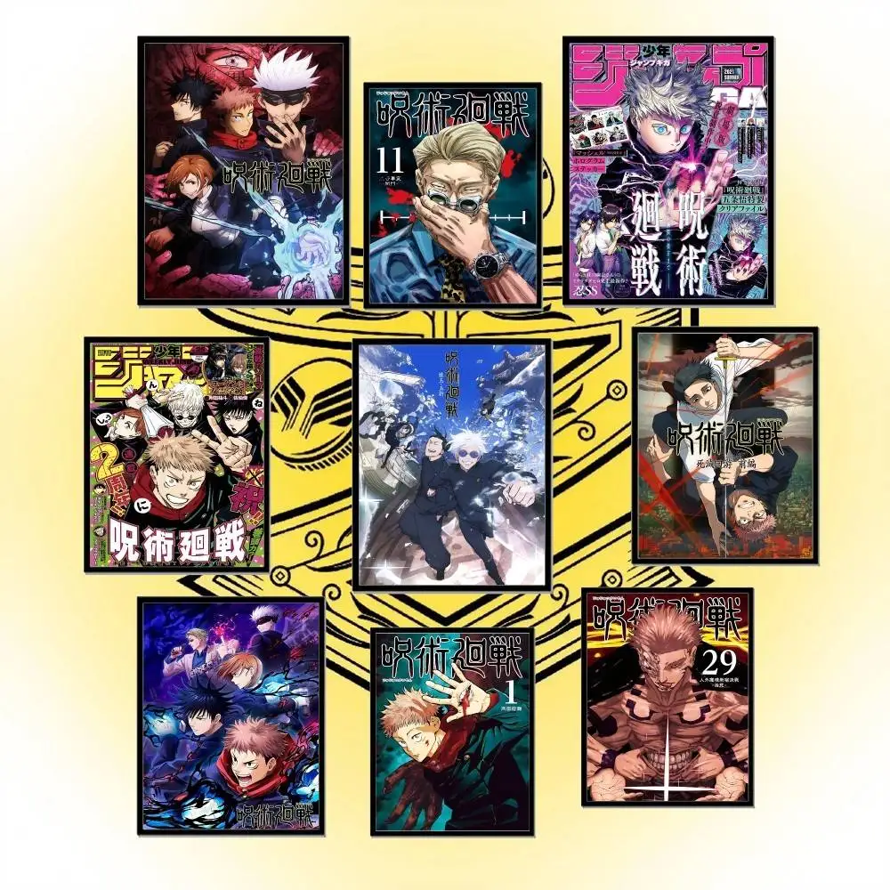 Anime J-Jujutsu Kaisen Poster Picture Canvas Painting Wall Art Home Decoration Print For Living Room Decor
