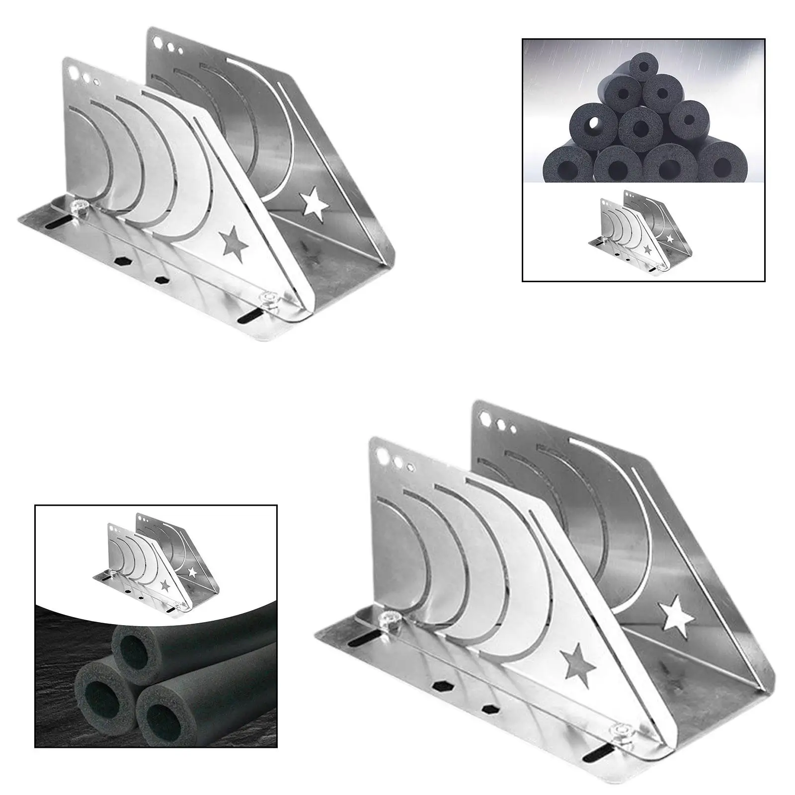 

Rubber Insulation Pipe Cutter, Professional Easy to Use, High Performance, Labor Saving, Sturdy Foam Pipe Cutter Cutting Guide