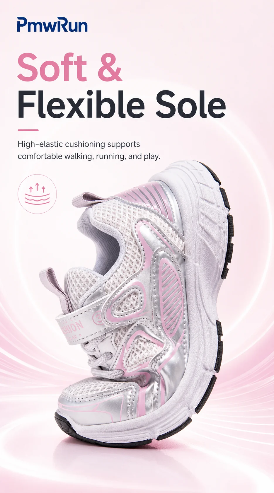 PU-Leder-Sportschuhe für Kinder, trendige, modische Teenager-Kinder-Sneaker, rutschfeste, atmungsaktive Laufschuhe für Jungen und Mädchen – Detail 7
