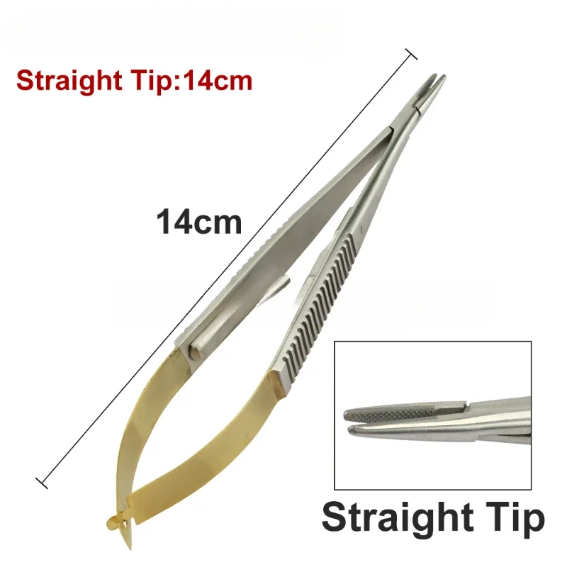 14cm/16cm Castroviejos Needle Holder Dentals Orthodontic Implants Needle Holders Dentist Equipment