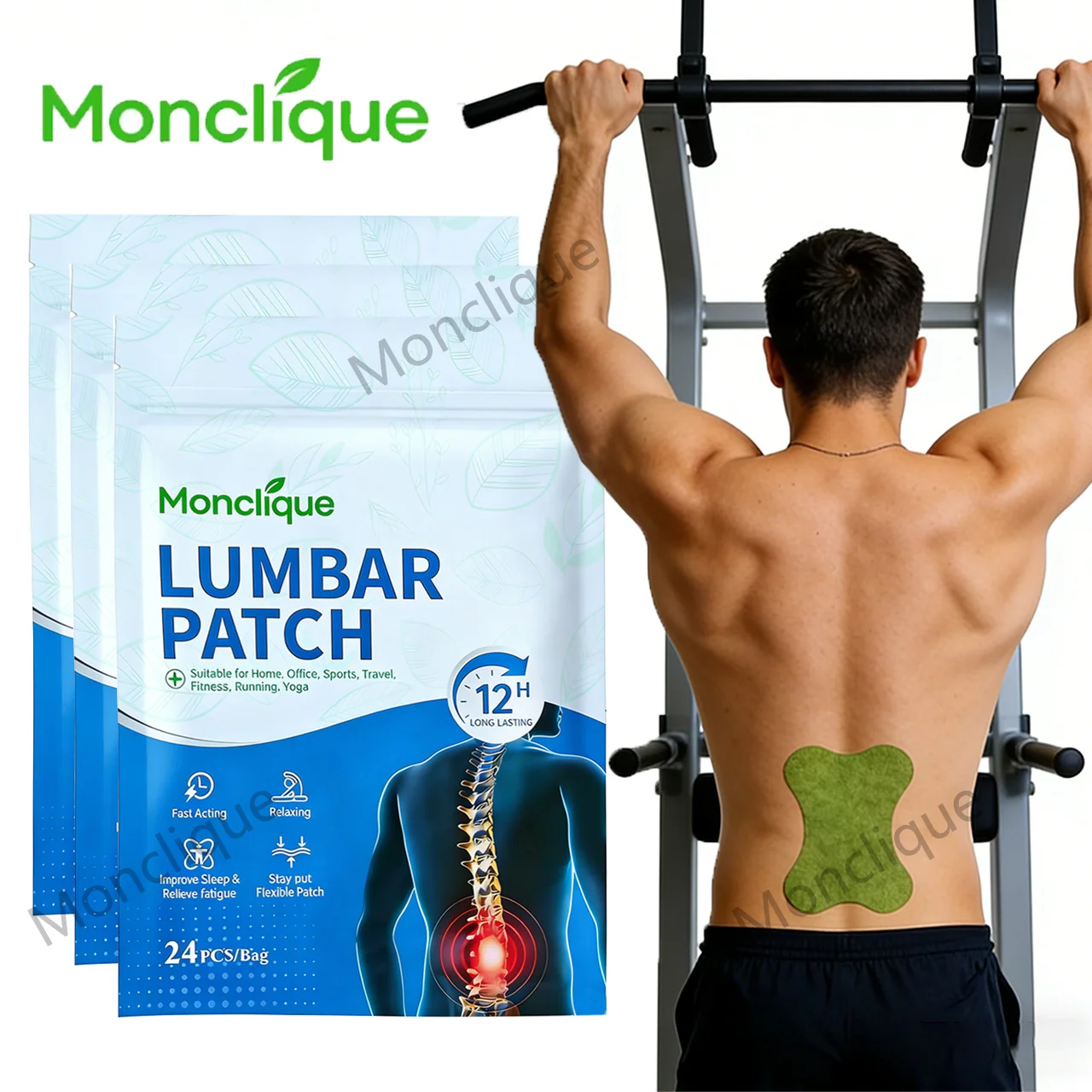 

Lumbar Patch Cervical Spine Protection Bandage Massage Breathable Patch Relax Back Improve Sleep Waist Protector Fitness Office