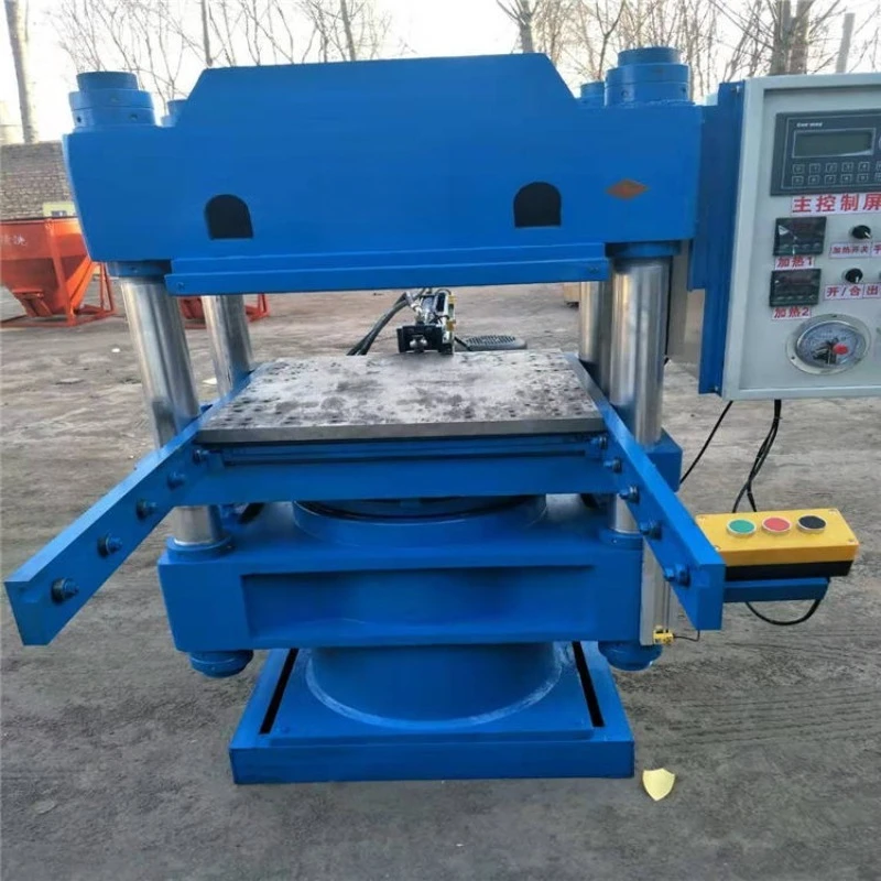 Rubber hydraulic vulcanizing machine, seal plate vulcanizing machine, multi-layer hot press