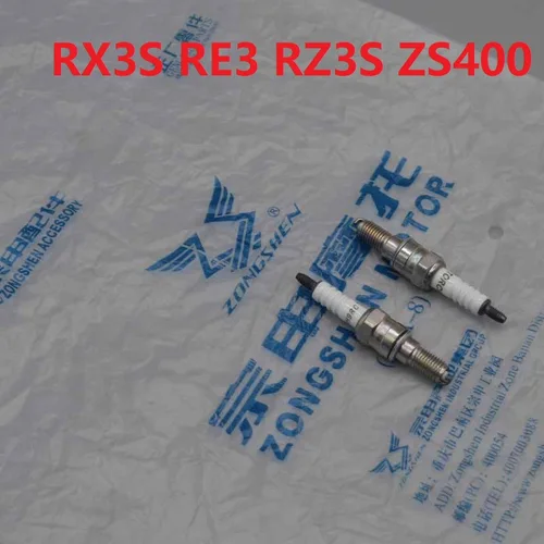 Bujía zongshen TC380 para CYCLONE 400cc RX3S RE3 RZ3S ZS400 ZS400GY-2 accesorios de motocicleta