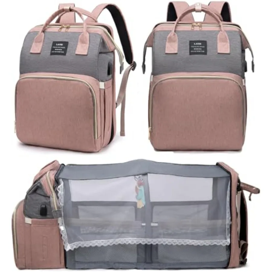 

Diaper Bag Backpack with Changing Station: Baby Bags for Girls Boys New Mom Gifts Pañaleras Para Bebe Baby Girl Newborn Essenti