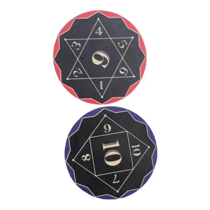Ceramic 43MM Poker Chips Game Tokens Parties Casinos Home Games Poker Accessories Lightweight Poker Supplies, image 3