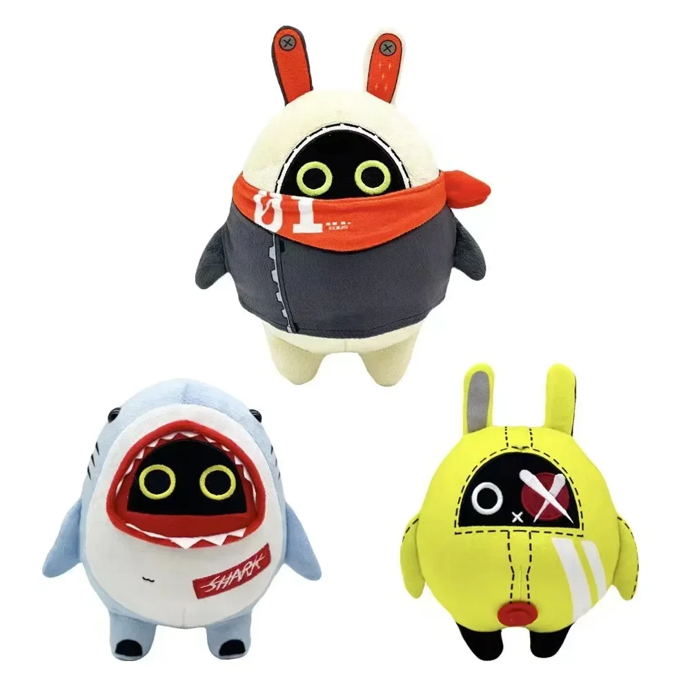 18-22cm Zenless Zone Zero Game Plush Toy Amillion Sharkboo The Bangboo Soft Toy Cute Cartoon Stuffed Animals Doll Birthday Gifts