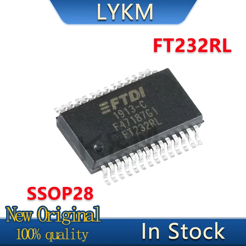 5-10/PCS New Original FT232RL-REEL FT232RL bridge USB to UART SSOP-28 chip In Stock