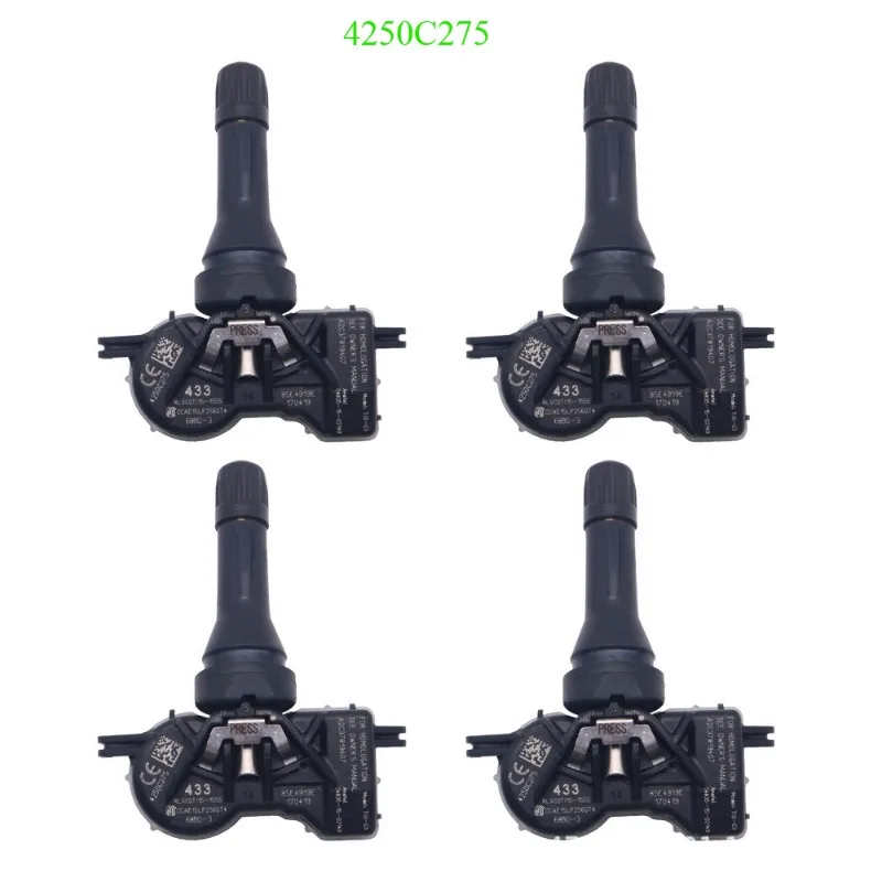 

4PCS FOR MITSUBISHI Eclipse Cross Mirage Pajero Pajero Sport SHOGUN SPORT TIRE PRESSURE SENSOR TPMS 433MHz 4250C275 S180150004