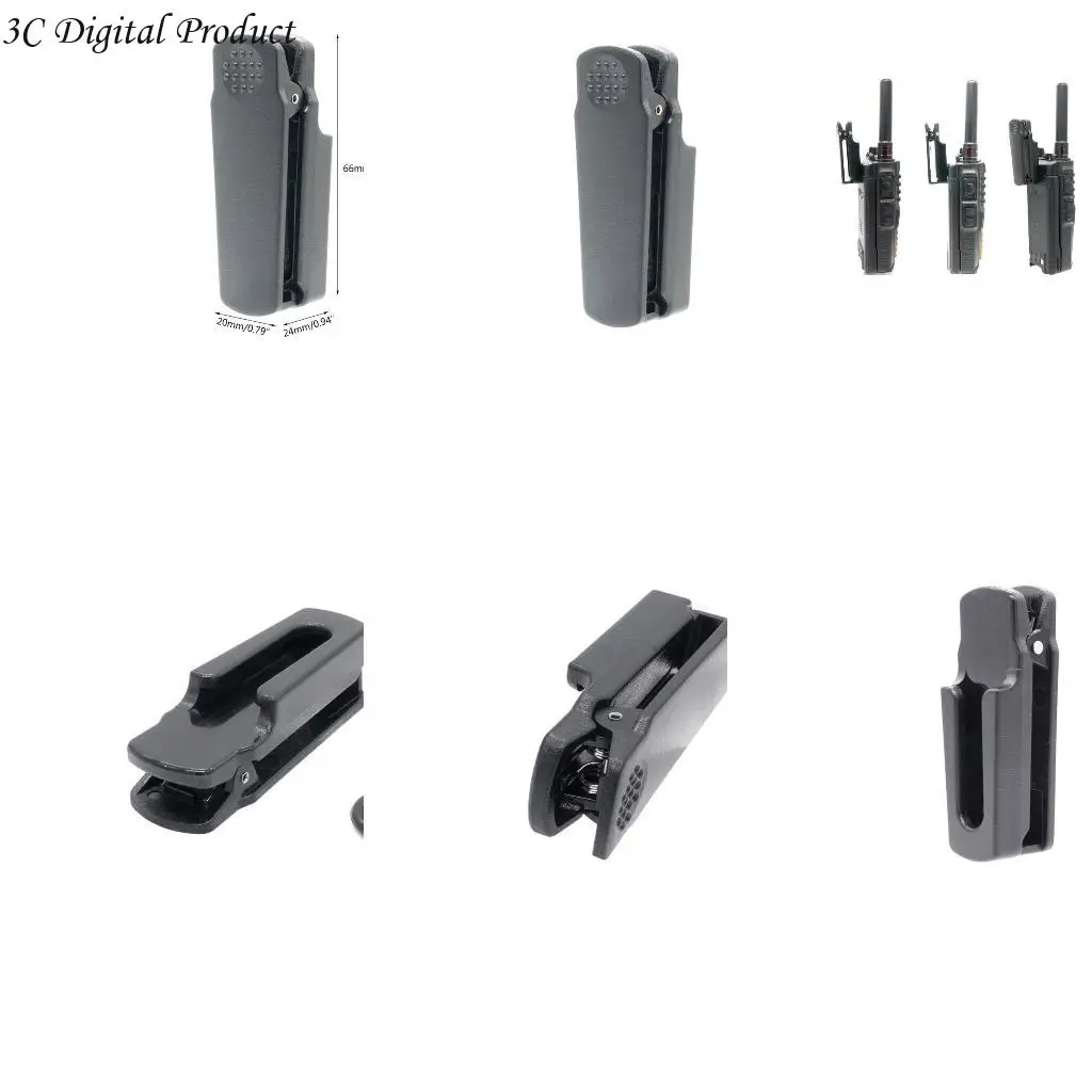 BF-A58 UV-9RプラスGT-3WP UV-XR双方向ラジオQ84Aに適合するプラスチックベルトクリップクランプフィット