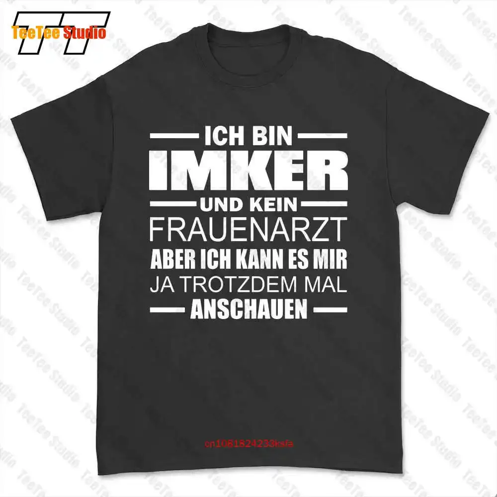 Imker Frauenarzt Lustig Geschenk Spruch Sprüche Bienen Honig T-shirt Tee 660Z