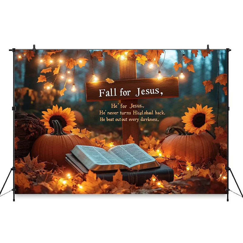 Mocsicka осенний фон деревянный крест книга тыква вечерние баннер желтые опавшие листья декор подсолнечника осенний фото фон