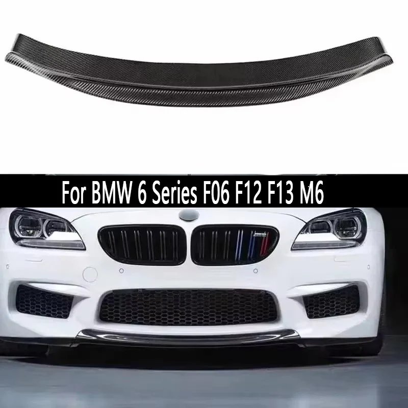 

Для BMW 6 серии F06 F12 F13 M6 автомобильный передний бампер из углеродного волокна, переключатель, спойлер, диффузор, передняя губа, подбородок, обновленный комплект кузова