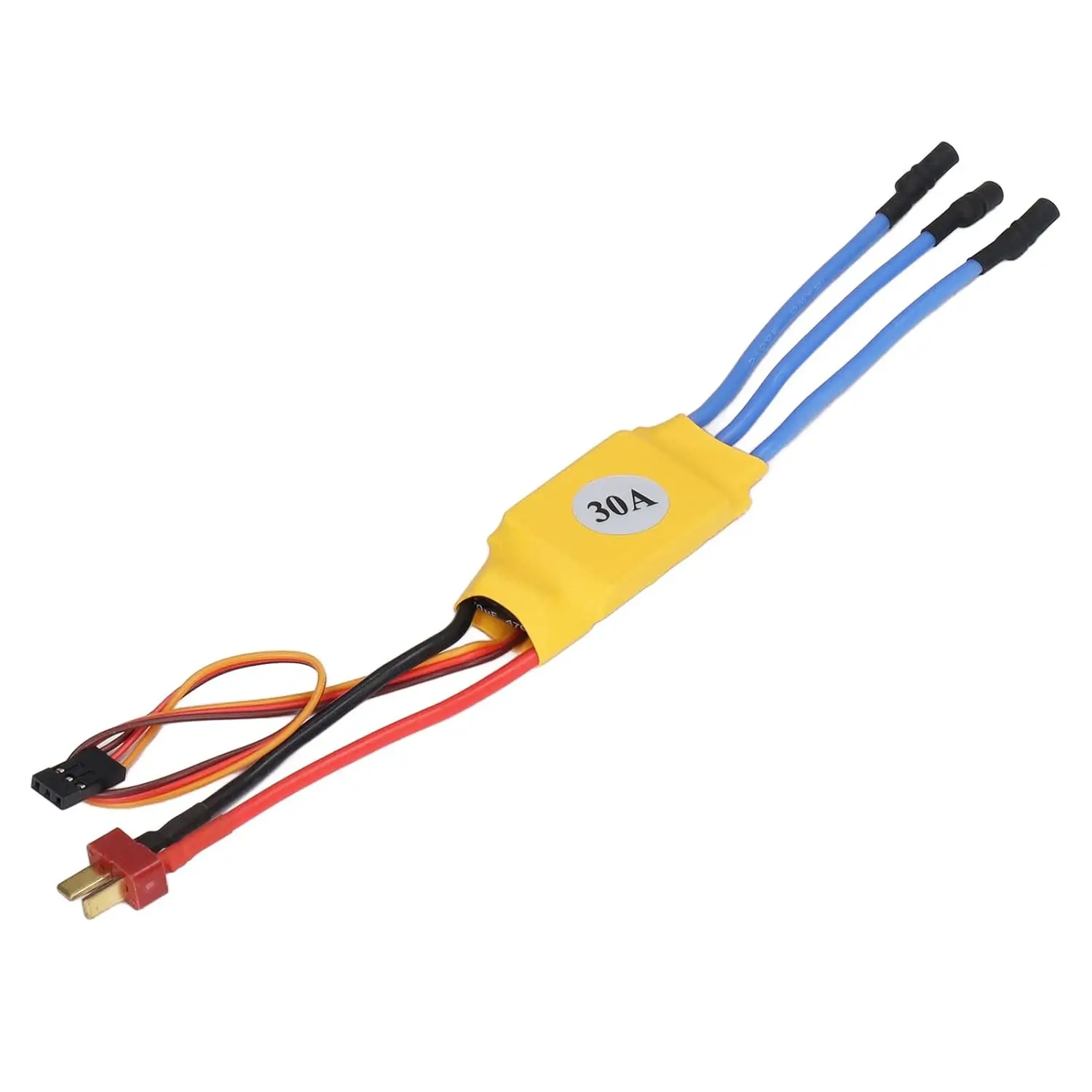 Brushless Motor ESC 30A 300000RPM High Speed Multi-Protection Auto Throttle Electronic Speed Controller 2 Pole Internal Rotation