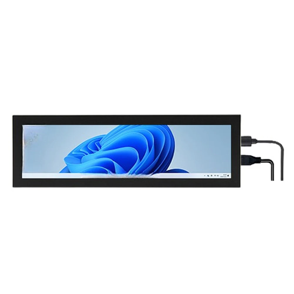 480x1920 Resolution 8.8 Inch IPS Monitor For Dashboard Displays Black Touchscreen For Mini PCs Touchscreen Monitor