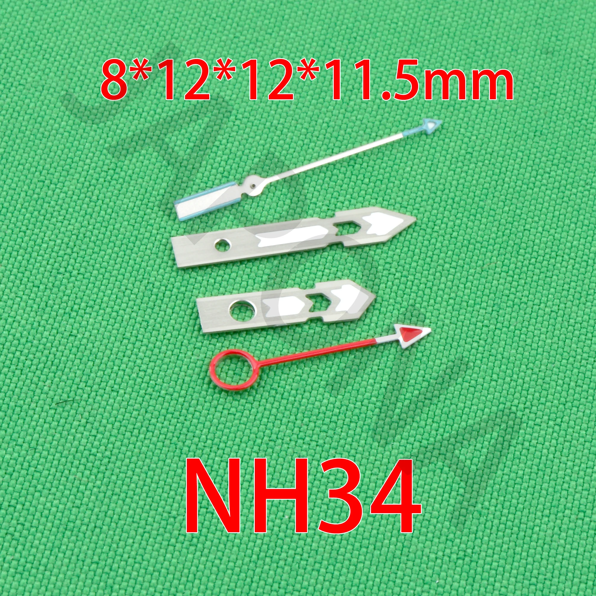 NH34 movement hands for TMI NH34A movement 4 hands luminous pointer 8*12*12*11.5mm watch hands watch  pointer