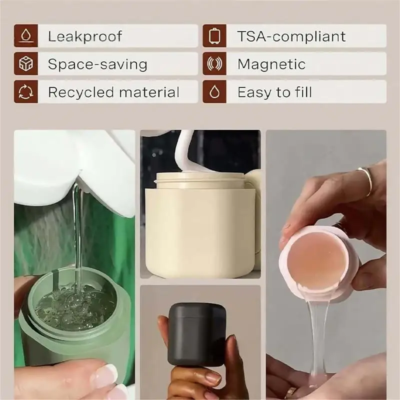 Organizer kosmetyczny podróżny, magnetyczna kosmetyczka z regulowanymi przegródkami do przechowywania biżuterii, przenośna torba na przybory toaletowe