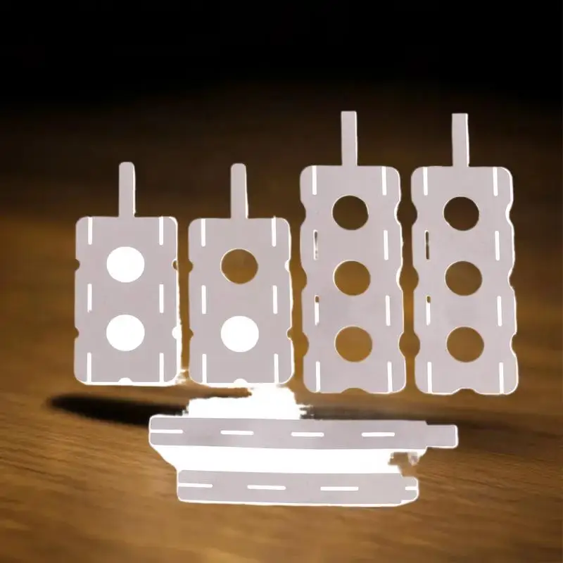 30pcs 18650 Lithium Battery Nickel Sheet Set Polygonal Connection Sheets for Spot Welding Machine Battery Connections