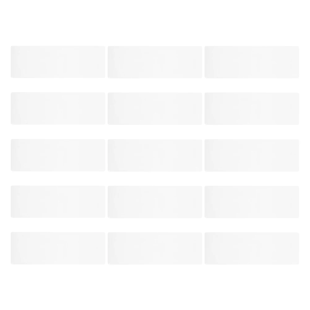 

15Pcs Clear PVC Bookmark Protectors Transparent Sleeves for DIY Crafting Picture Photo Holder and Bookmark Display