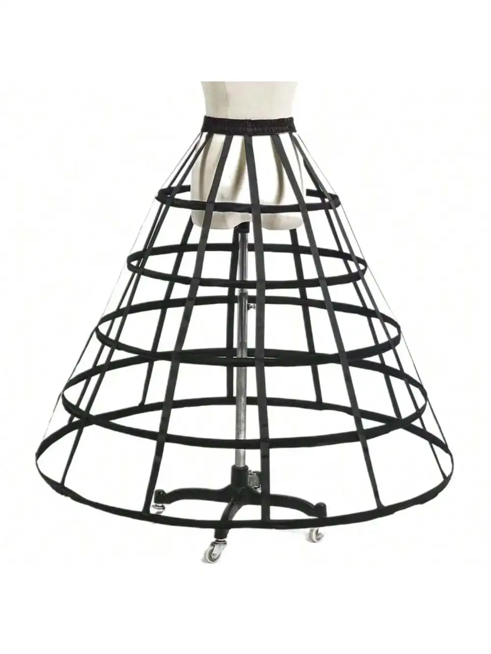 ثوب نسائي صخب الأطواق لوليتا كرينولين تنورة اكسسوارات الزفاف الزفاف #6