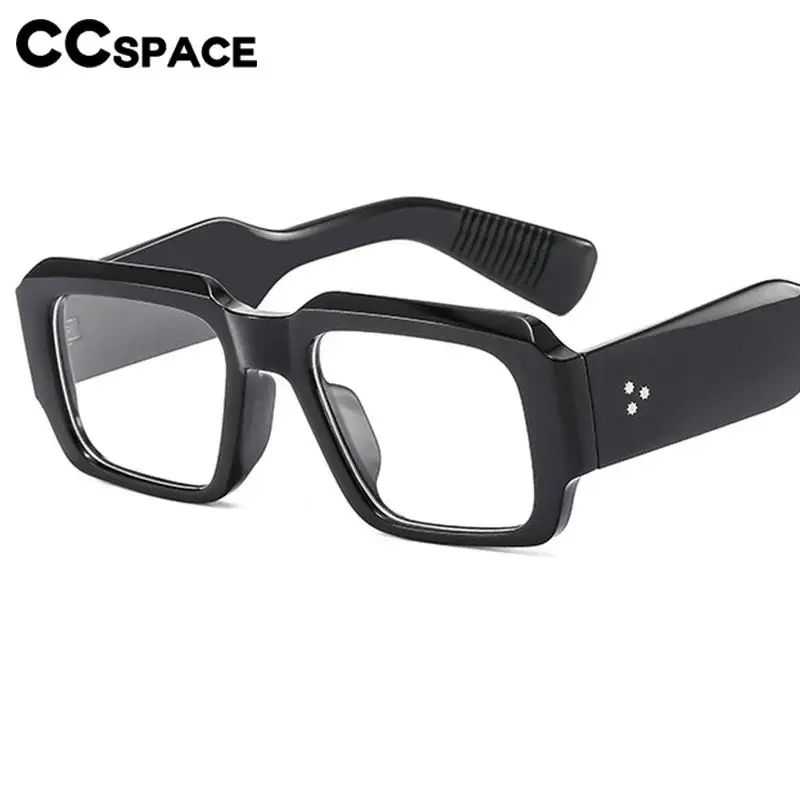 R57164 Ladies Popular Square Presbyopic Spectacles Dioptric +0.50 +1.00 +3.00 Men Fashion Rivet Optical Reading Glasses