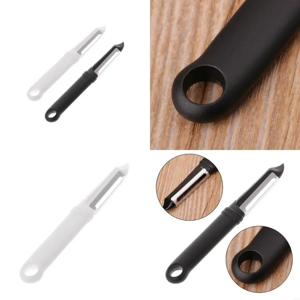 Vegetable Carrot Fruit Slicer Potato Peeler Comfortable Hand Feeling Kitchen X3UC