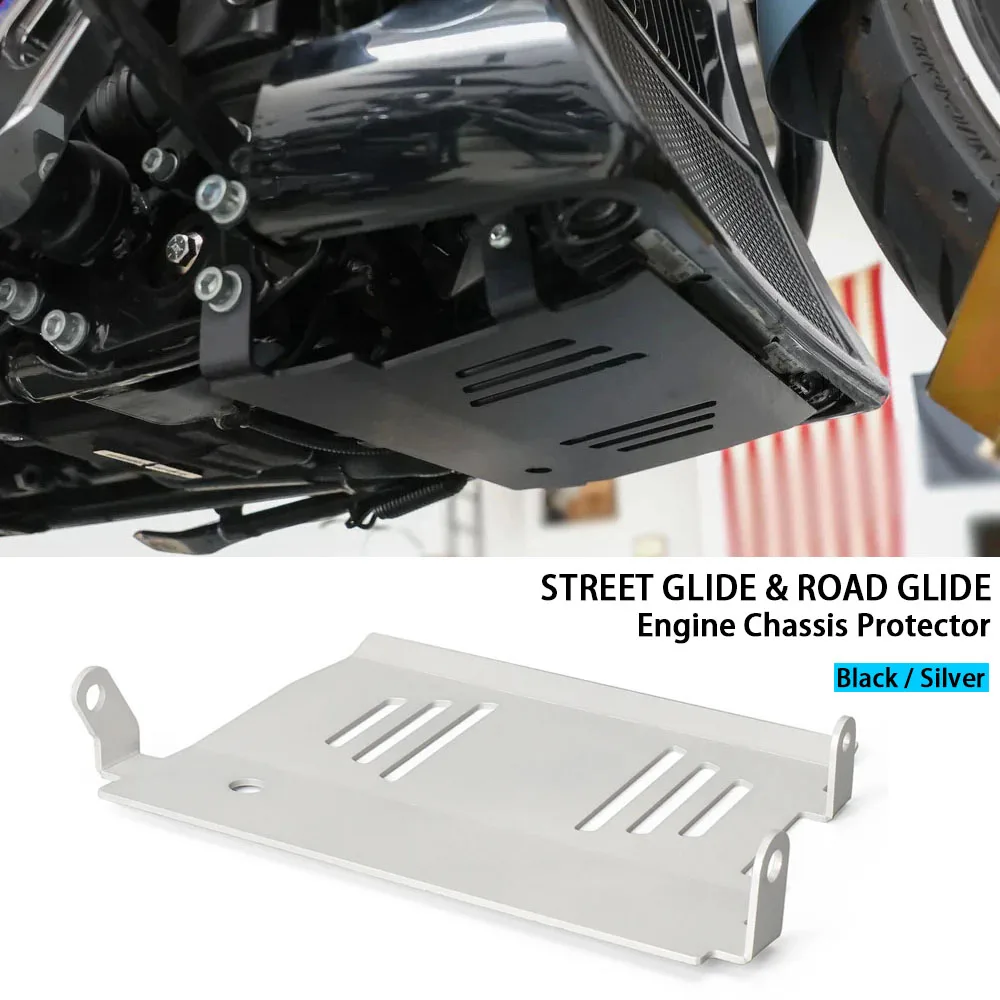 

Motorcycle Engine Chassis Guard For Street Glide Special FLHXSE CVO Road Glide FLTRXSE 2024 2025 Skid Plate Lower Protector