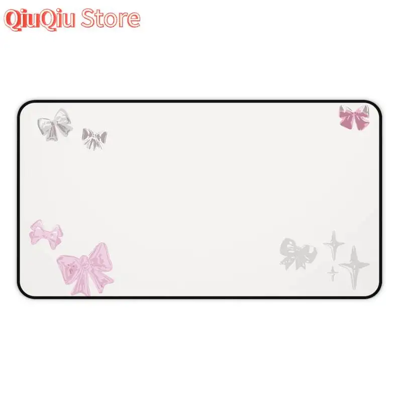 

Bow and Star Cute Pattern Mouse Pad | Simplistic Minimalist | Cute Desk Mat Gaming Setup | Coquette Cute Kawaii RGB Aesthetic