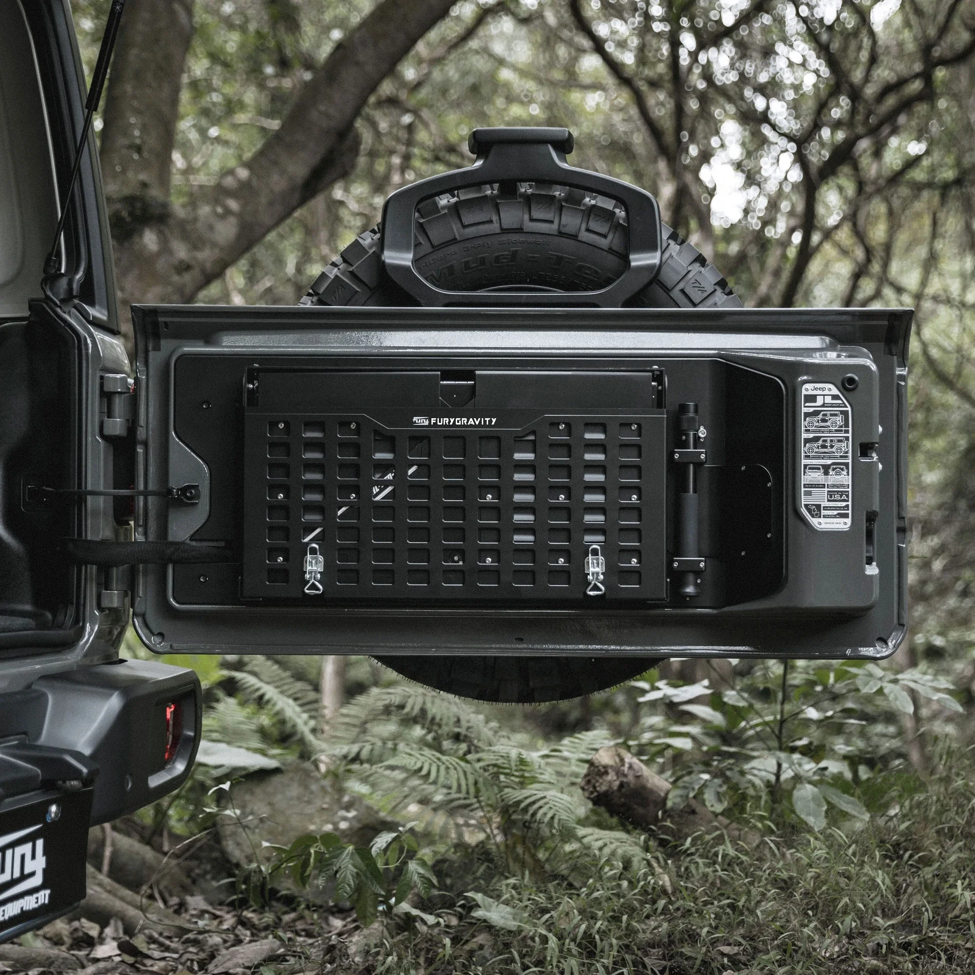TLF  Fury  2007-2017 Tailgate Small Table Panel Tailgate Foldable Table for wrangler JK
