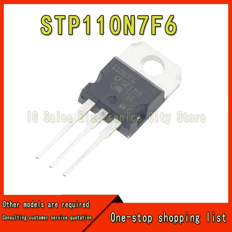 5Pcs 110N7F6 STP110N7F6 Om-220 68V 110A