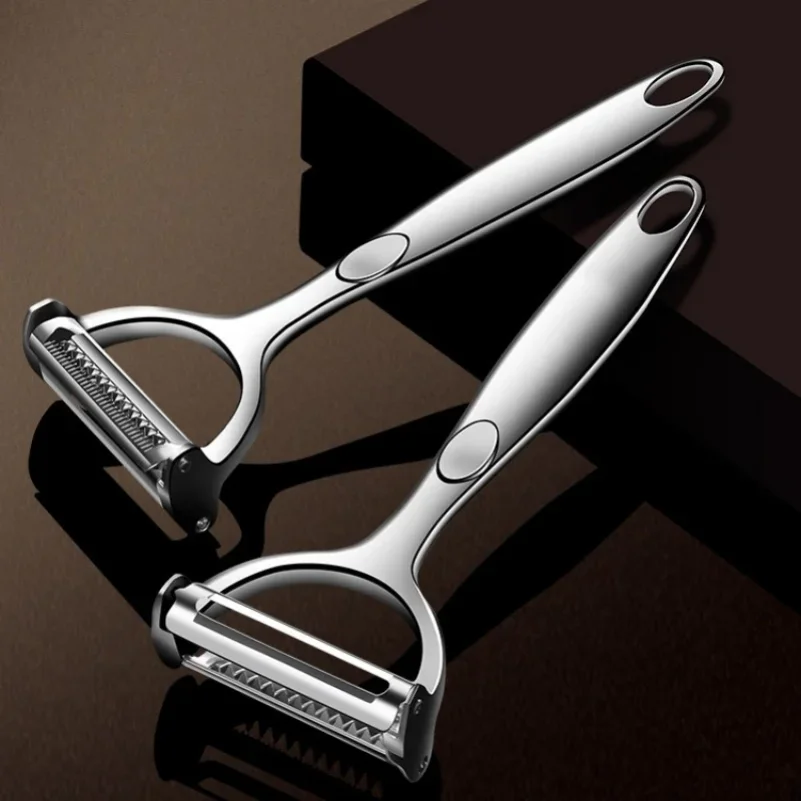 2in1 Stainless Steel Vegetable Peeler Potato Peeler Multi-function Carrot Grater Fruit Tools Kitchen Accessories Cuisine Pelador